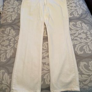 Daniel Cremieux Men's Straight white Jeans zip up jeans 32 x 32
